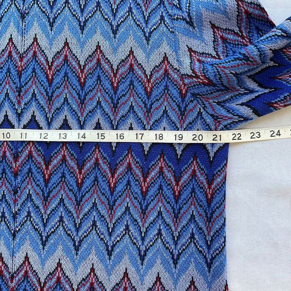 Vintage SAN REMO  Laure Knits Sweater Cardigan Front Zip Women Large Heavy Knit - Picture 5 of 11